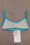 BASERANGE 25 Early Spring French Lace MUSIAL Bra/Panty Series BAS-BRMU-LA-SP25-UNDYED(TURQUOISE) UNDYED BRMU
